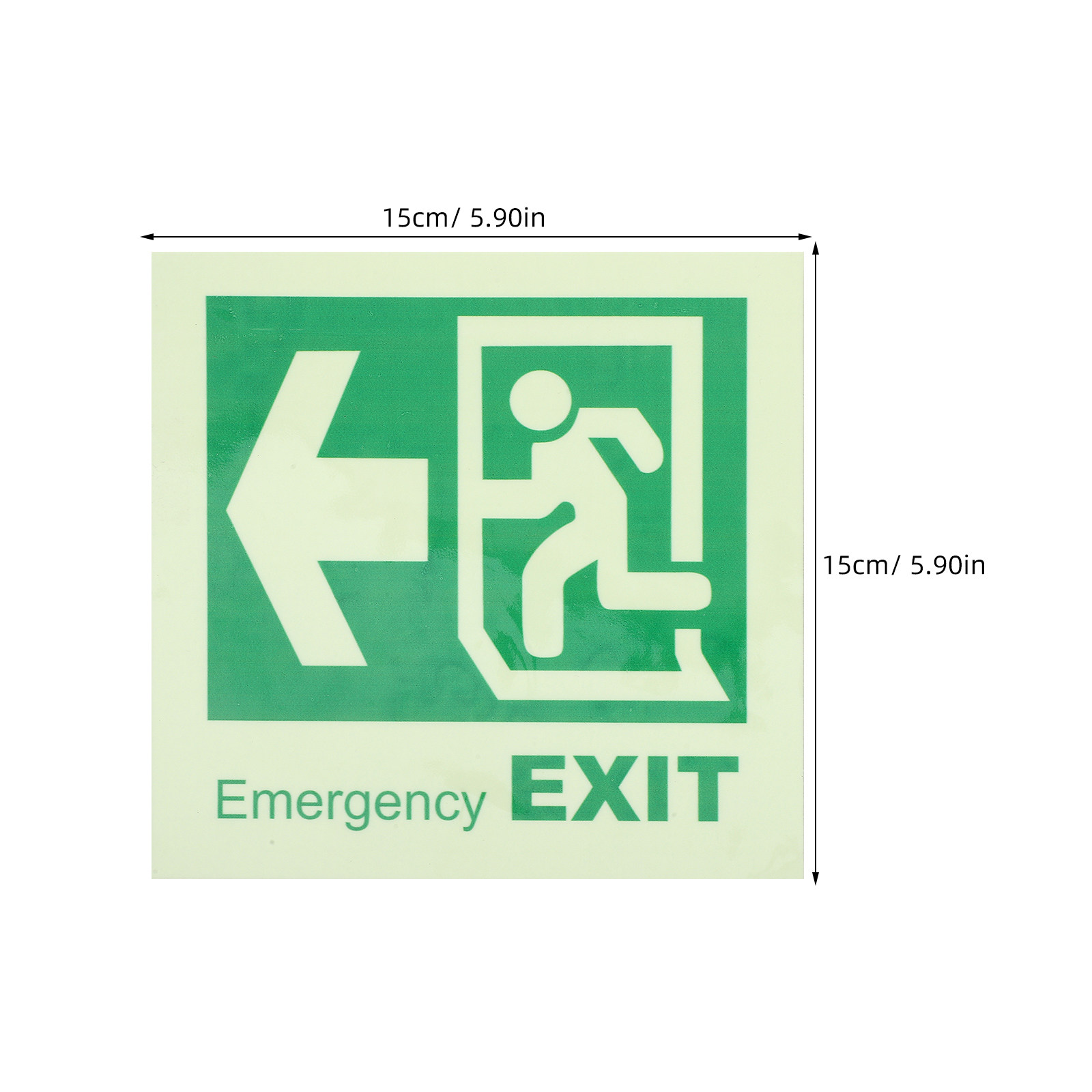 Self Adhesive Luminous Emergen - Emergency Exit Sign 评论和价格