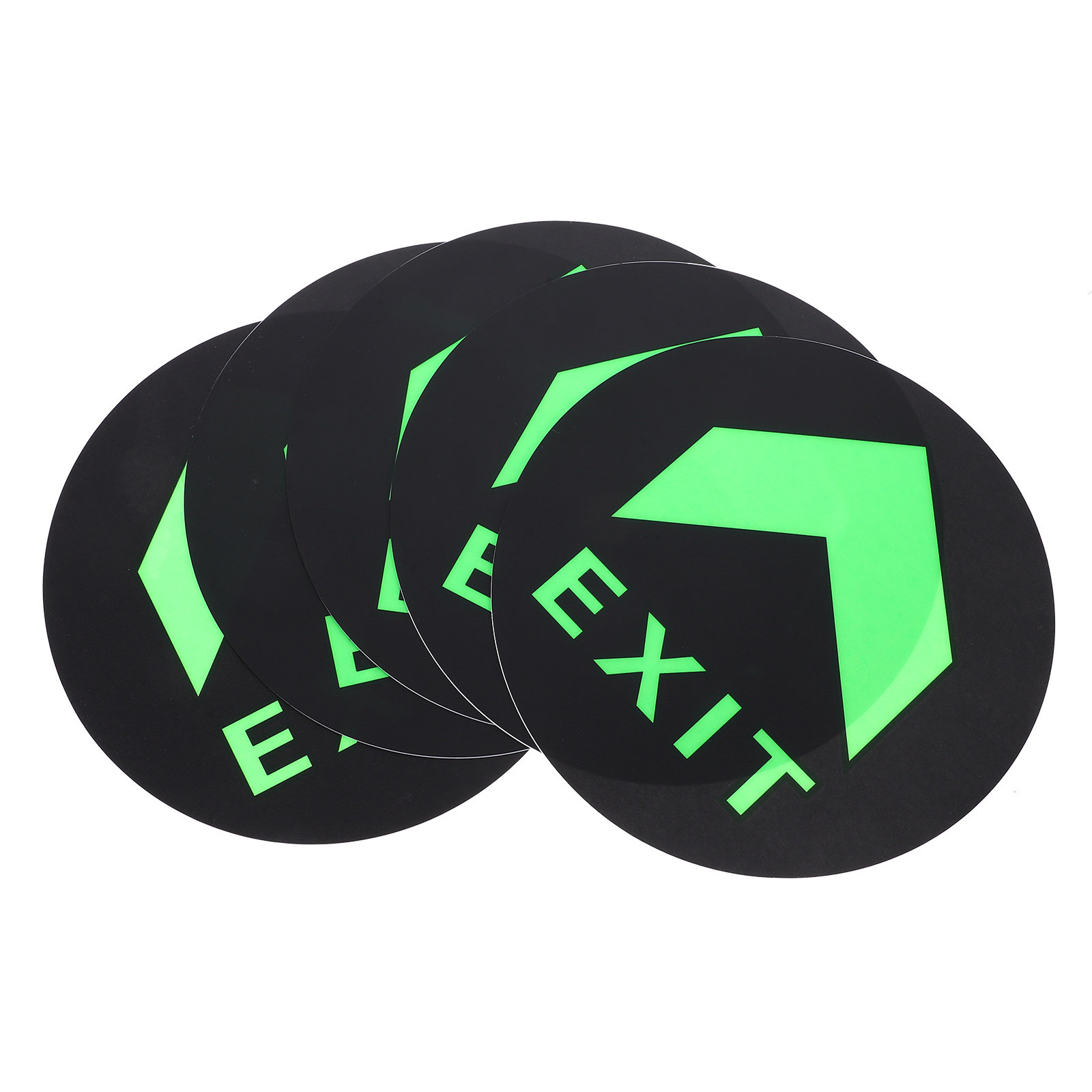 5Pcs Night Luminous Exit Sign  - Emergency Exit Sign 评论和价格