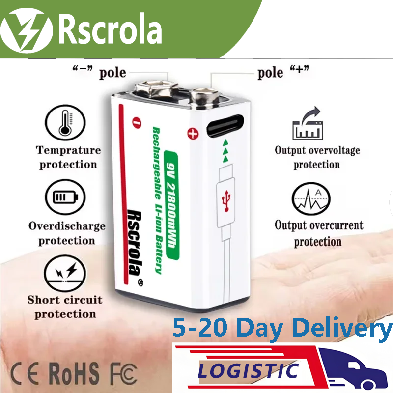 Rscrola 9V 21800mWh Lithium Io - Smoke Detector Interconnected 评论和价格
