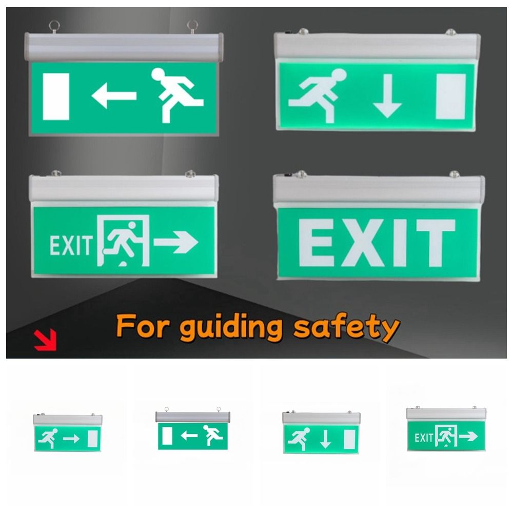 110-240V Commercial LED Emerge - Emergency Exit Sign 评论和价格