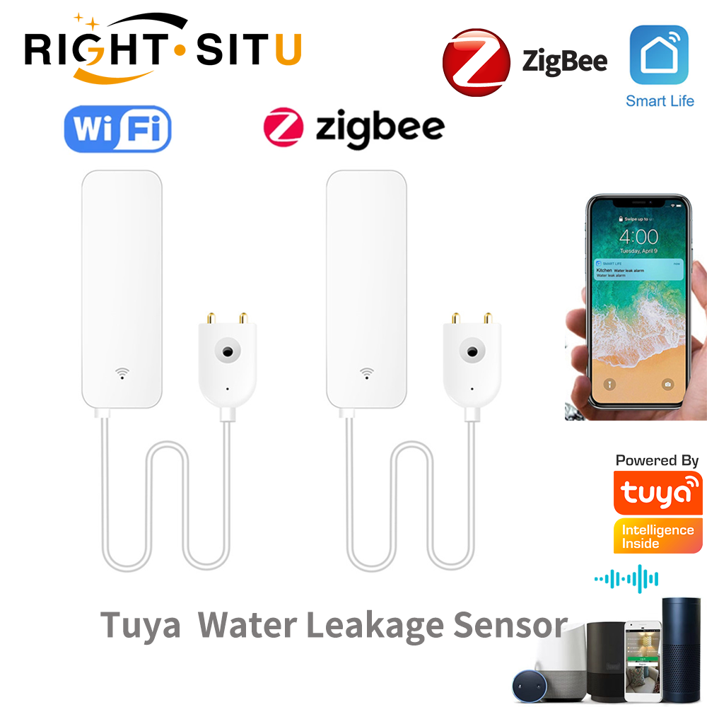 Tuya WiFi Water Leak Sensor, W - Water Alarm Sensor 评论和价格