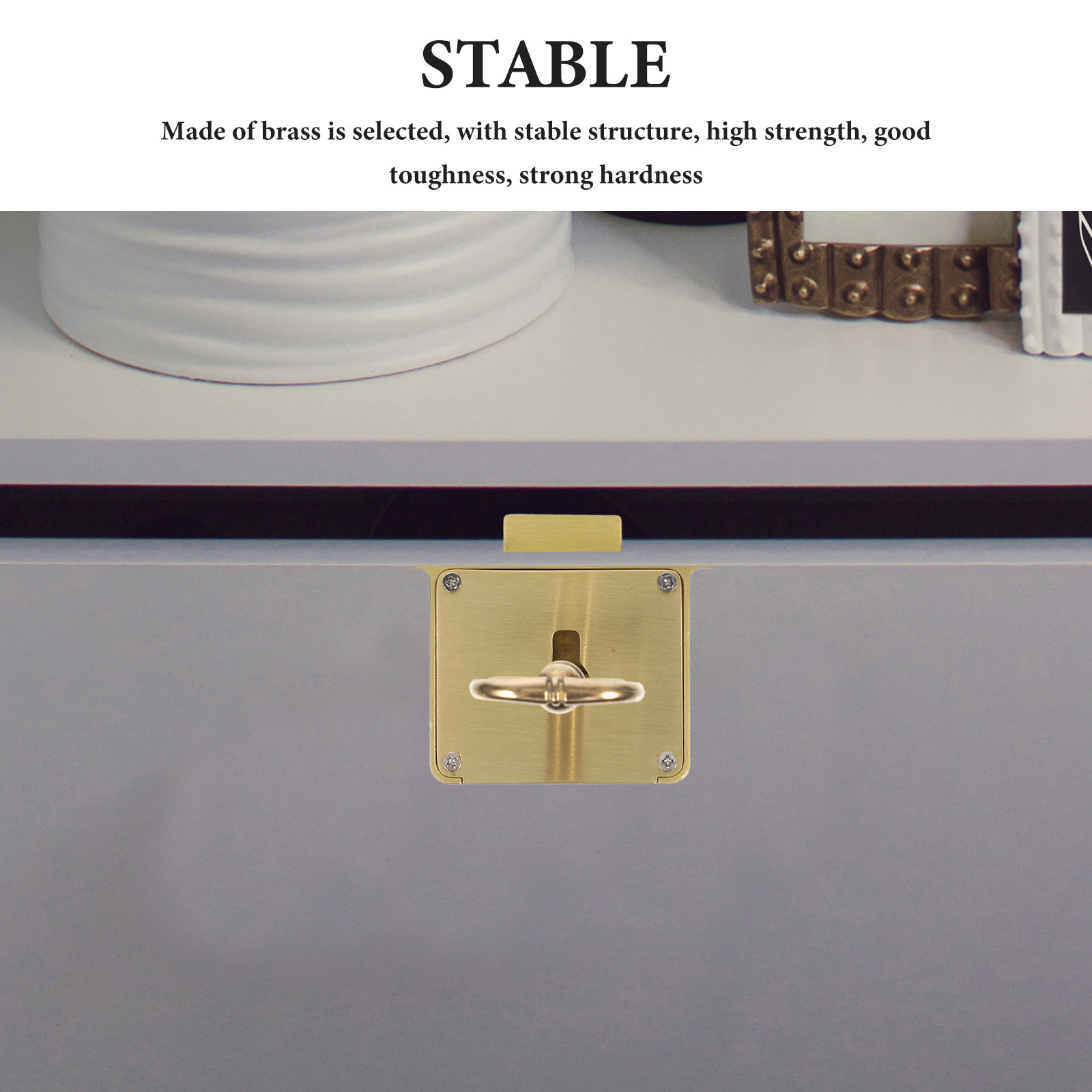 1Set Heavy Duty Brass Cabinet  - Lockbox Key Secure 评论和价格