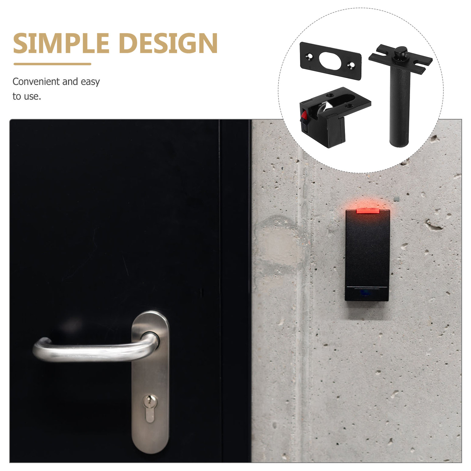 1Set Concealed Stainless Steel - Security Chain Door 评论和价格