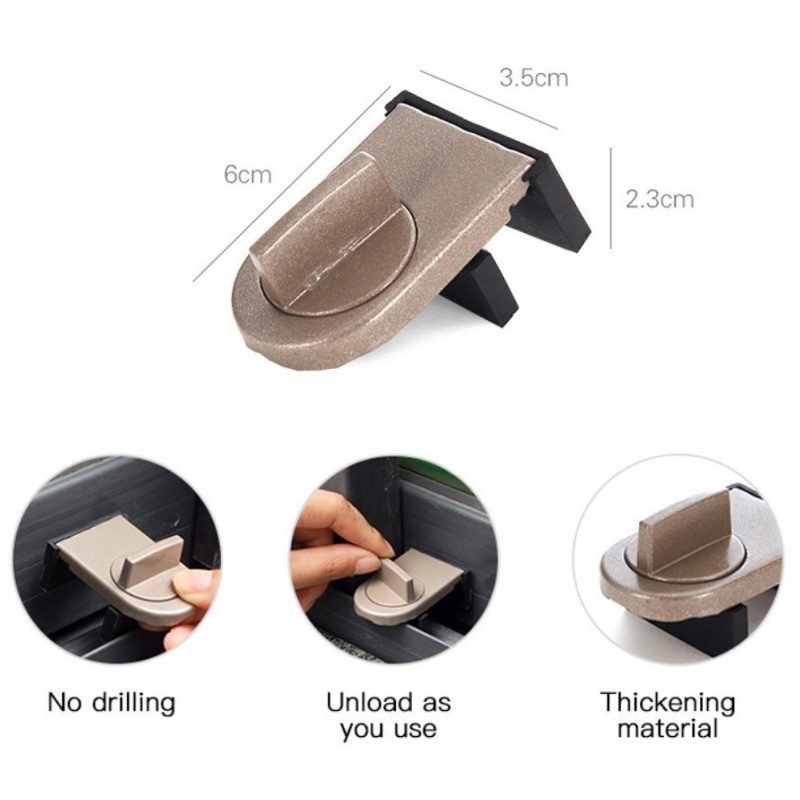 4 Sets Sliding Sash Stopper Ca - Window Lock Bar 评论和价格