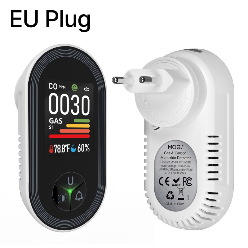 GAS CO Leak Detection Plug In  - Co Detector Plug 评论和价格