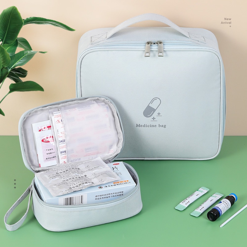 Multifunctional Pink/blue/Grey - First Aid Bag Kit 评论和价格