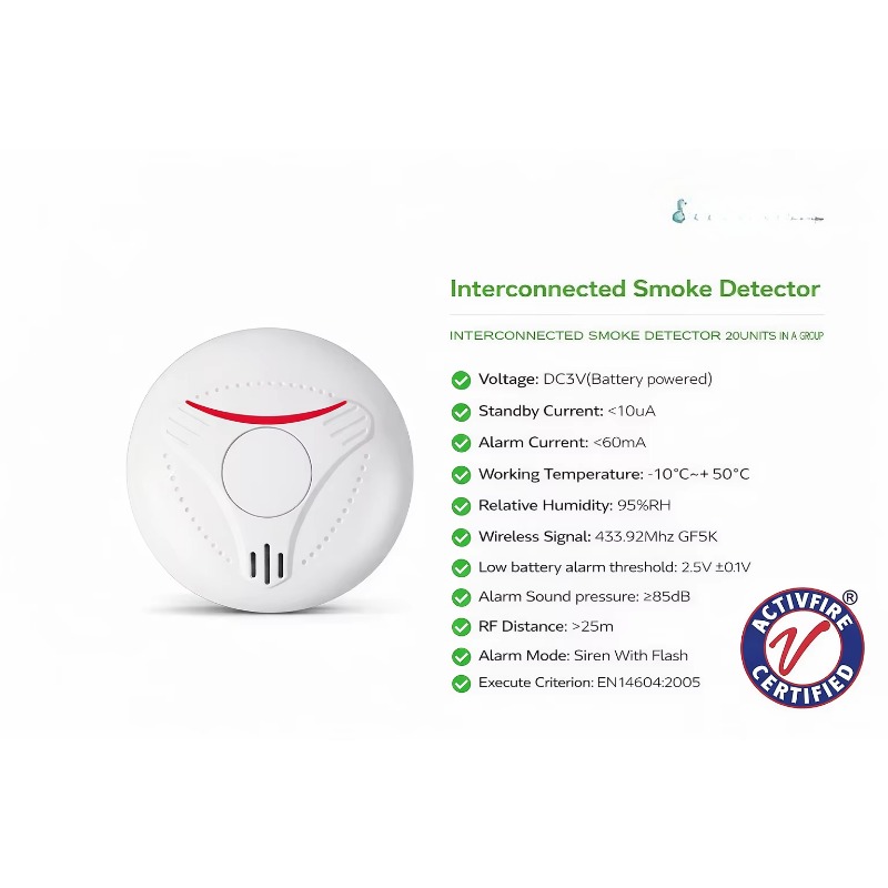 Activfire AU Standard AS3786 W - Smoke Detector Interconnected 评论和价格
