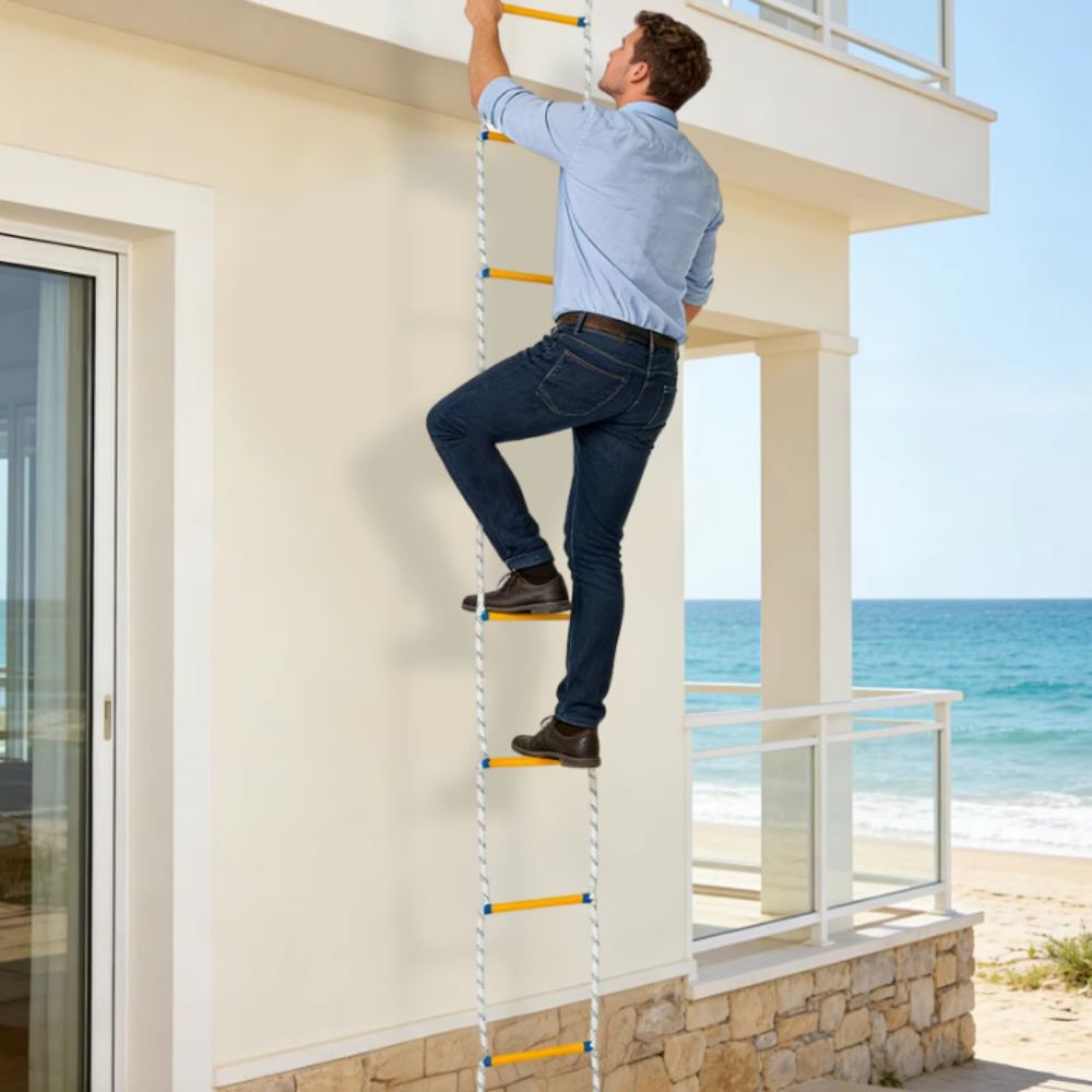 Insulated Rope Ladder Grippy S - Fire Escape Ladder 评论和价格