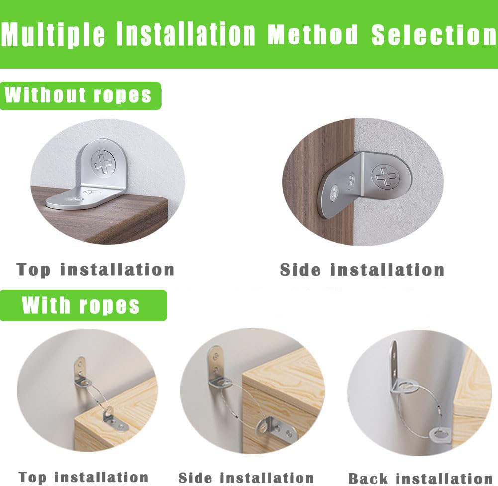 4pcs Furniture Anchors Earthqu - Earthquake Anchor Strap 评论和价格