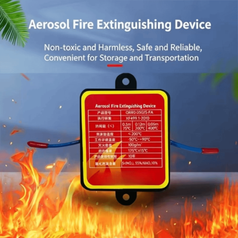 Dual-Line Design Flame Retarda - Fire Extinguisher Small 评论和价格