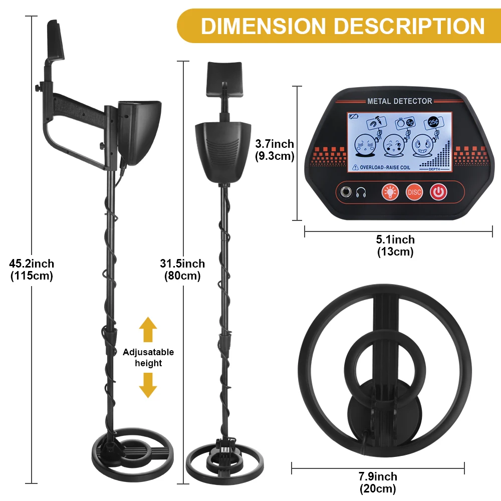 MD4070 Underground Metal Detec - Co Detector Plug 评论和价格