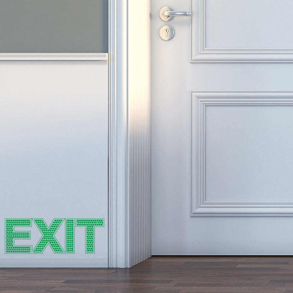 Luminous Exit Wall Sticker Dec - Emergency Exit Sign 评论和价格